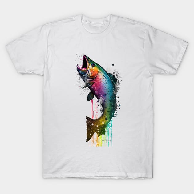 Rainbow Trout T-Shirt by Urban Archeology Shop Gallery